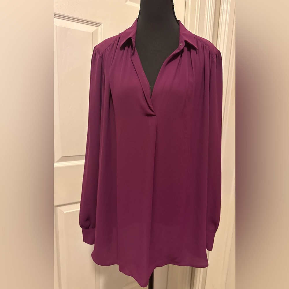LOFT Purple Women's Blouse